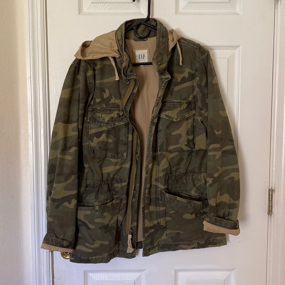Camo Cargo Jacket - image 1